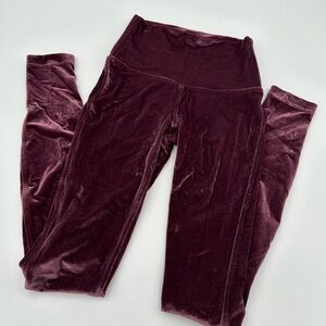 Lululemon Velvet Wunder Lounge High Rise Crushed Velvet Leggings 2